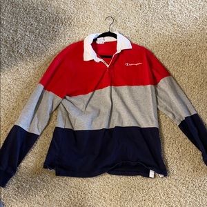 Champion long sleeve collared shirt